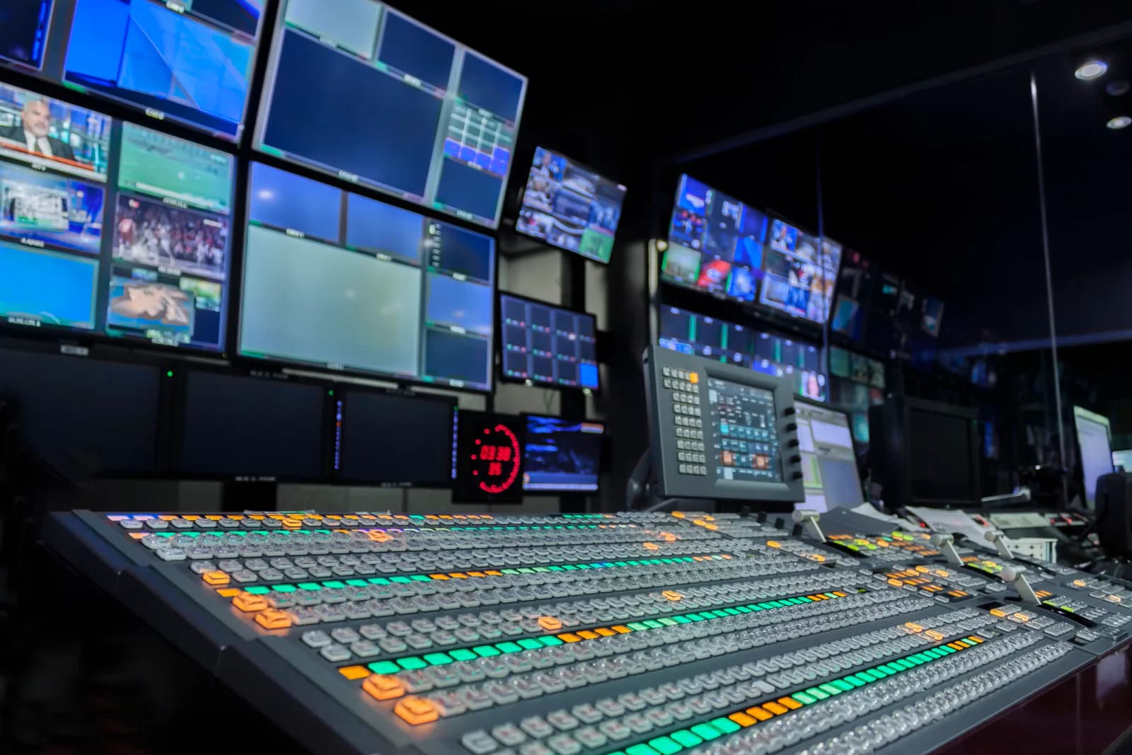 Video scaler and processor hardware managing multiple event display and presentation sources