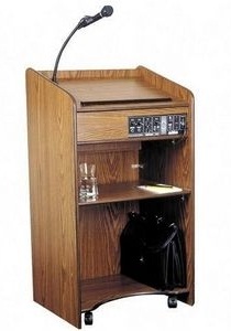 Podium Rentals with Integrated Microphones