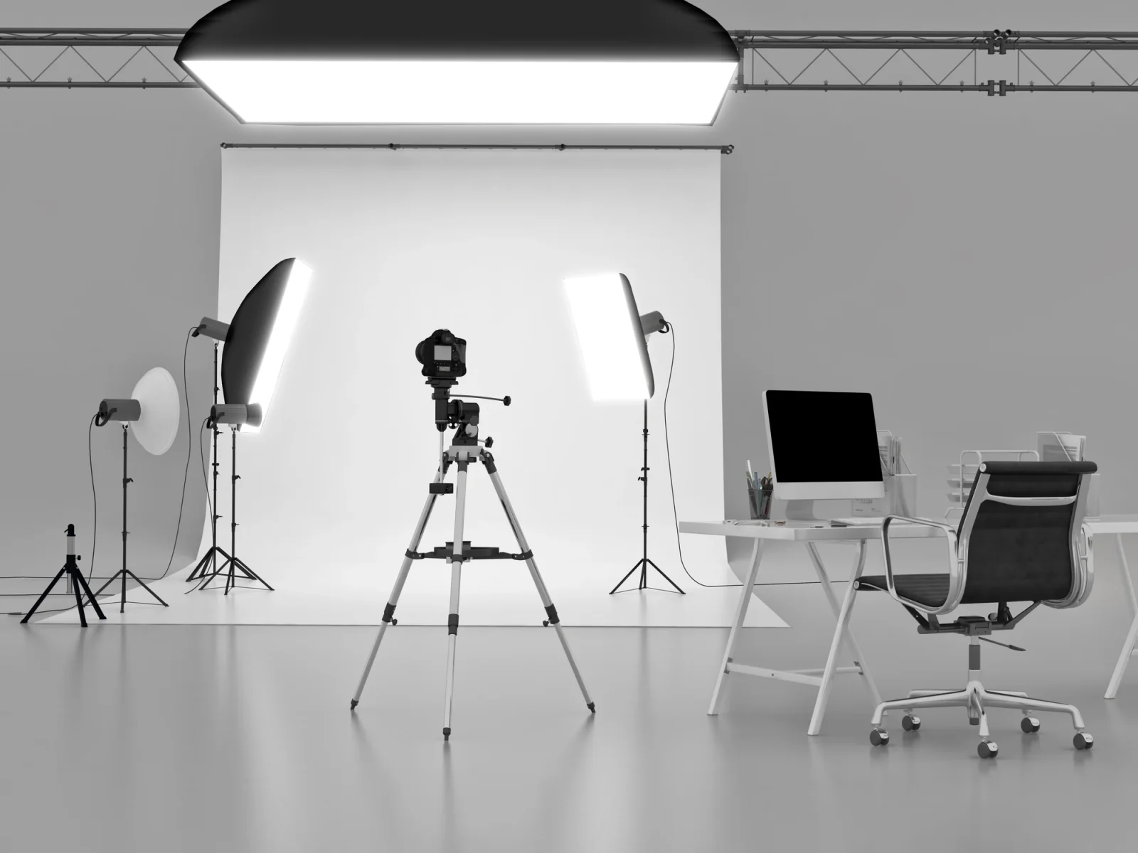 Power distribution equipment and cables used for event lighting setup and clean venue installation