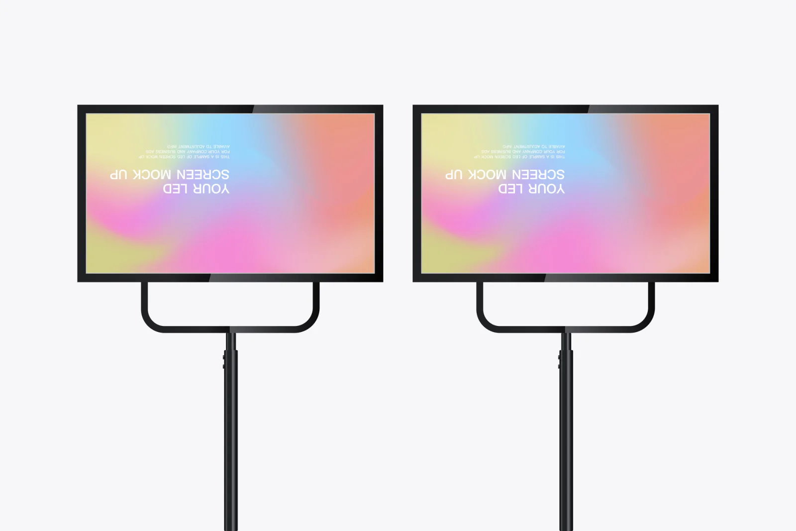 Trade show booth using multiple displays for product demos brand messaging and attendee engagement
