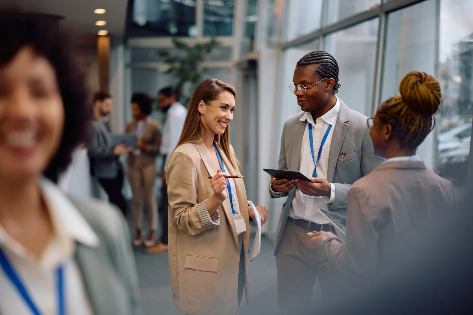 Event registration technology setup using rental internet hotspots and tablets to keep attendee check-in online at a busy venue