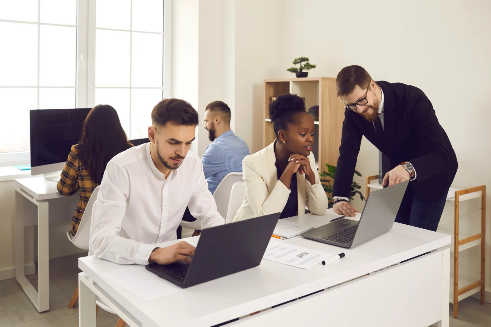 Standardized Lenovo Windows rental deployment with matching business laptops arranged for training and short term staffing programs