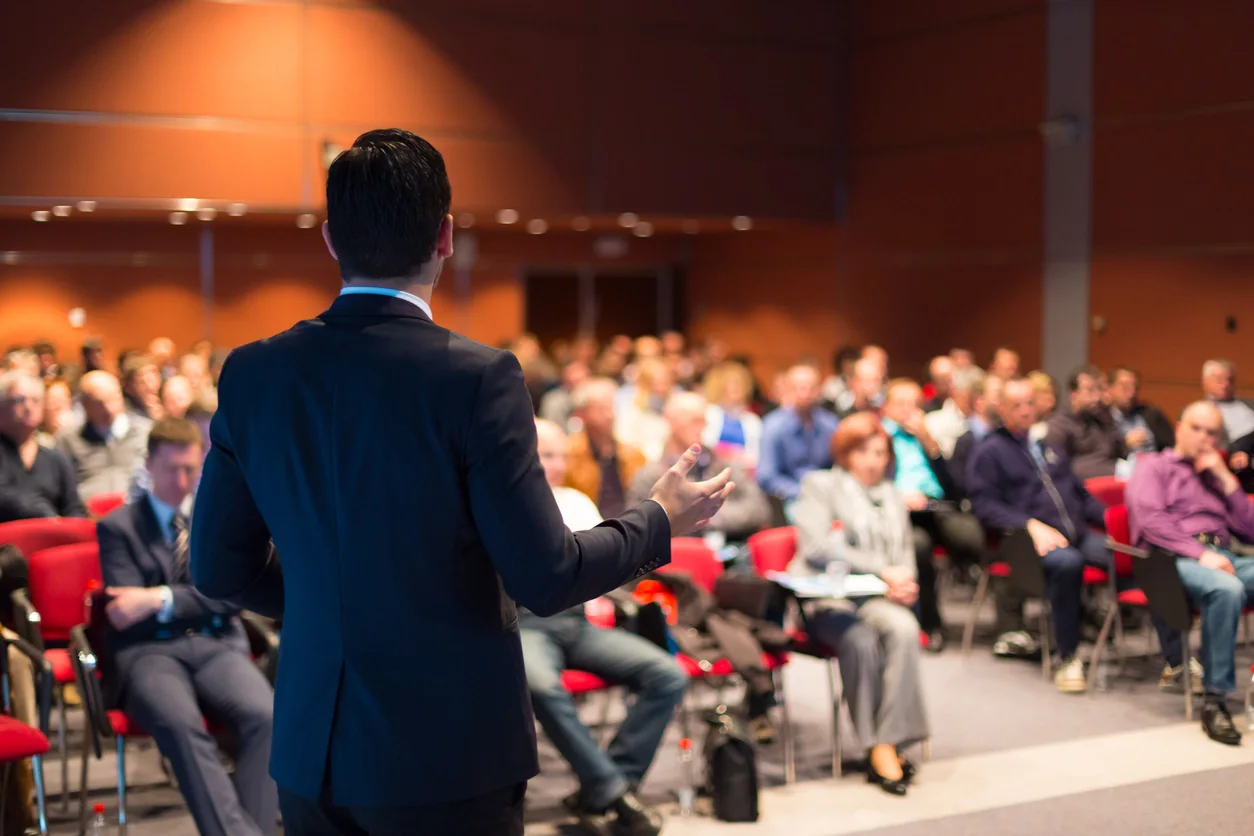 Internal company summit with multiple breakout sessions and AV in a hotel setting