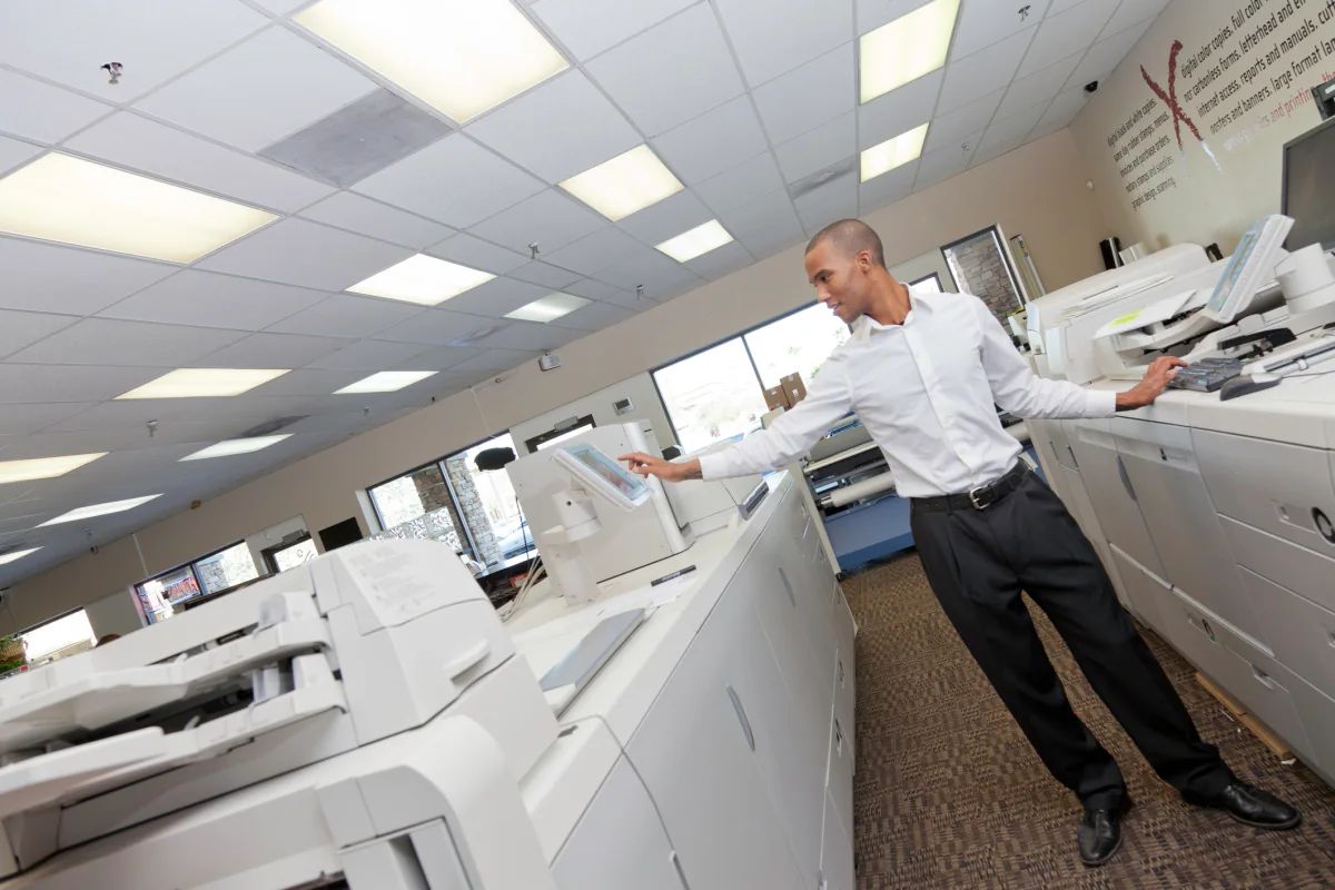 High-volume copier rental setup for temporary projects, audits, and document-heavy business operations