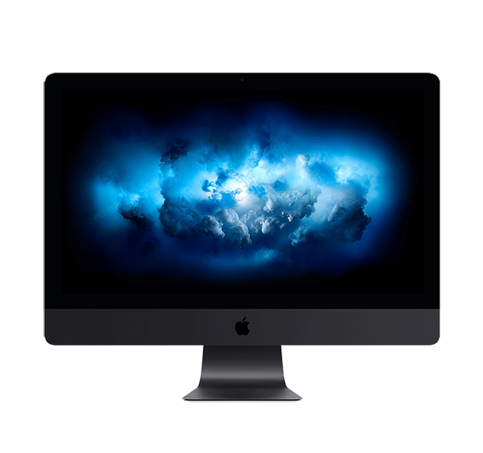 An Apple iMac Pro