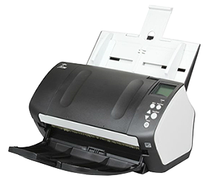 A desktop scanner with an Auto-Document Feeder