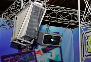 High Res Projector Rack Mounted
