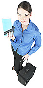 Projector Rental Question Girl