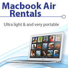 Apple Macbook Air rentals