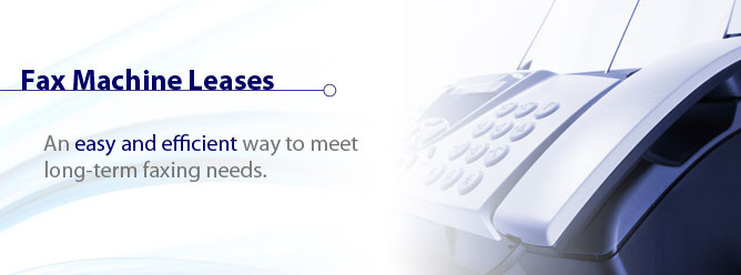 Fax machine Leasing