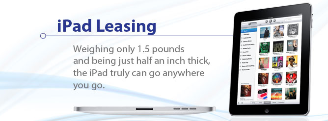 iPad Leases.