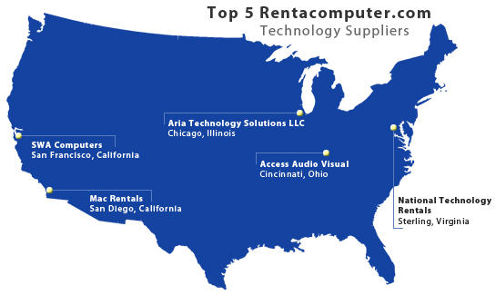 Rentacomputer's Top Five Suppliers