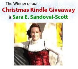 Christmas Kindle Giveaway Winner