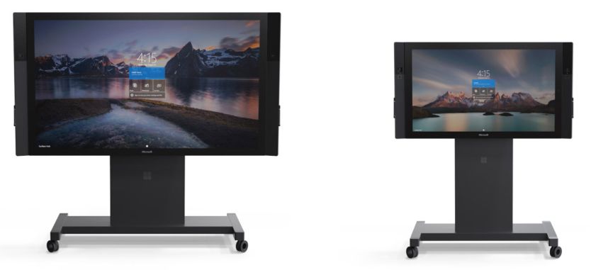 The Microsoft Surface Hub – 100 Input Interactive Display Rental