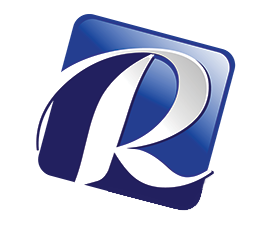 An image of the Rentacomputer.com logo shortened to just it's iconic R