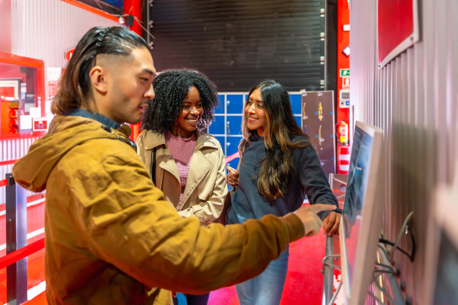 Sponsor branded vending machine activation triggered by attendee scan or QR code interaction