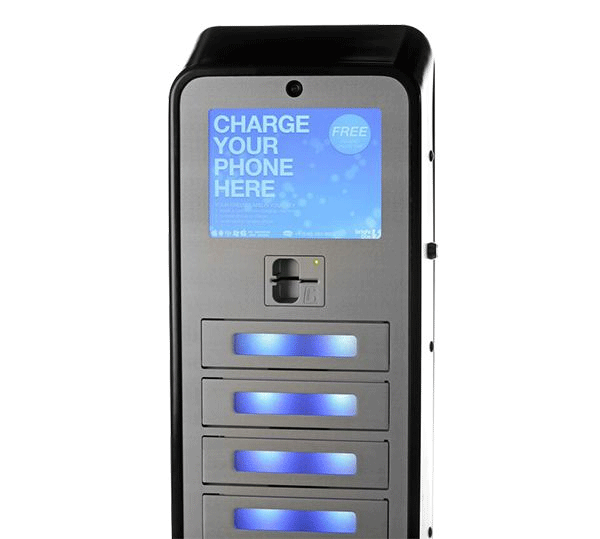 Mobile Device Charging Station Kiosk