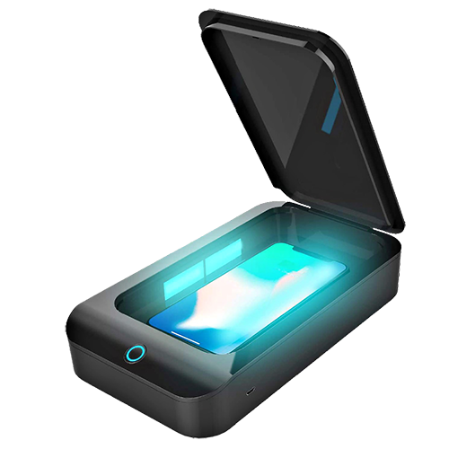 An open UV-C Phone Sanitizer