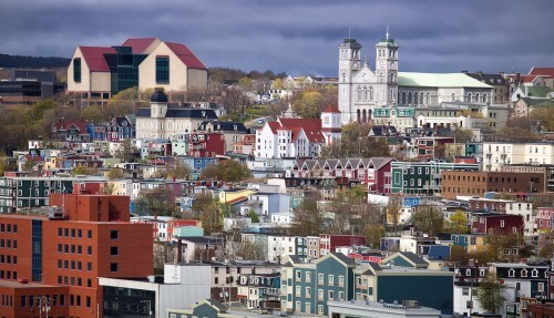 Newfoundland Computer Rentals An isometric view of St. John's in Newfoundland