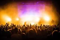 Concert rentals A concert with colorful stage lighting