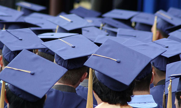 Graduation Rentals Recent graduates wearing graduation caps