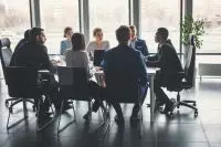 Fundraising and Non-Profit rentals Business people around a conference table