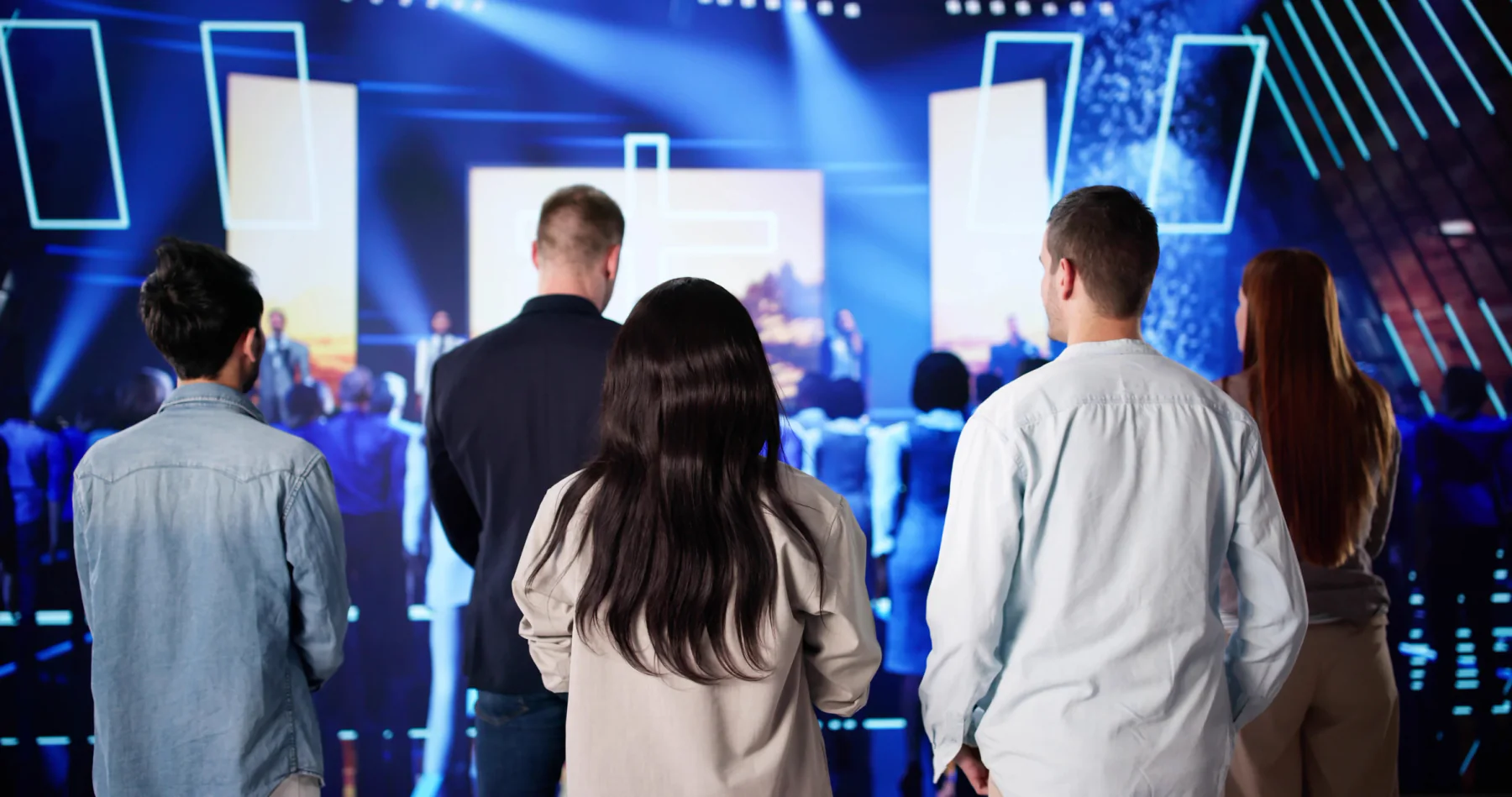 Experiential marketing activation with tablets, displays, and branded event technology