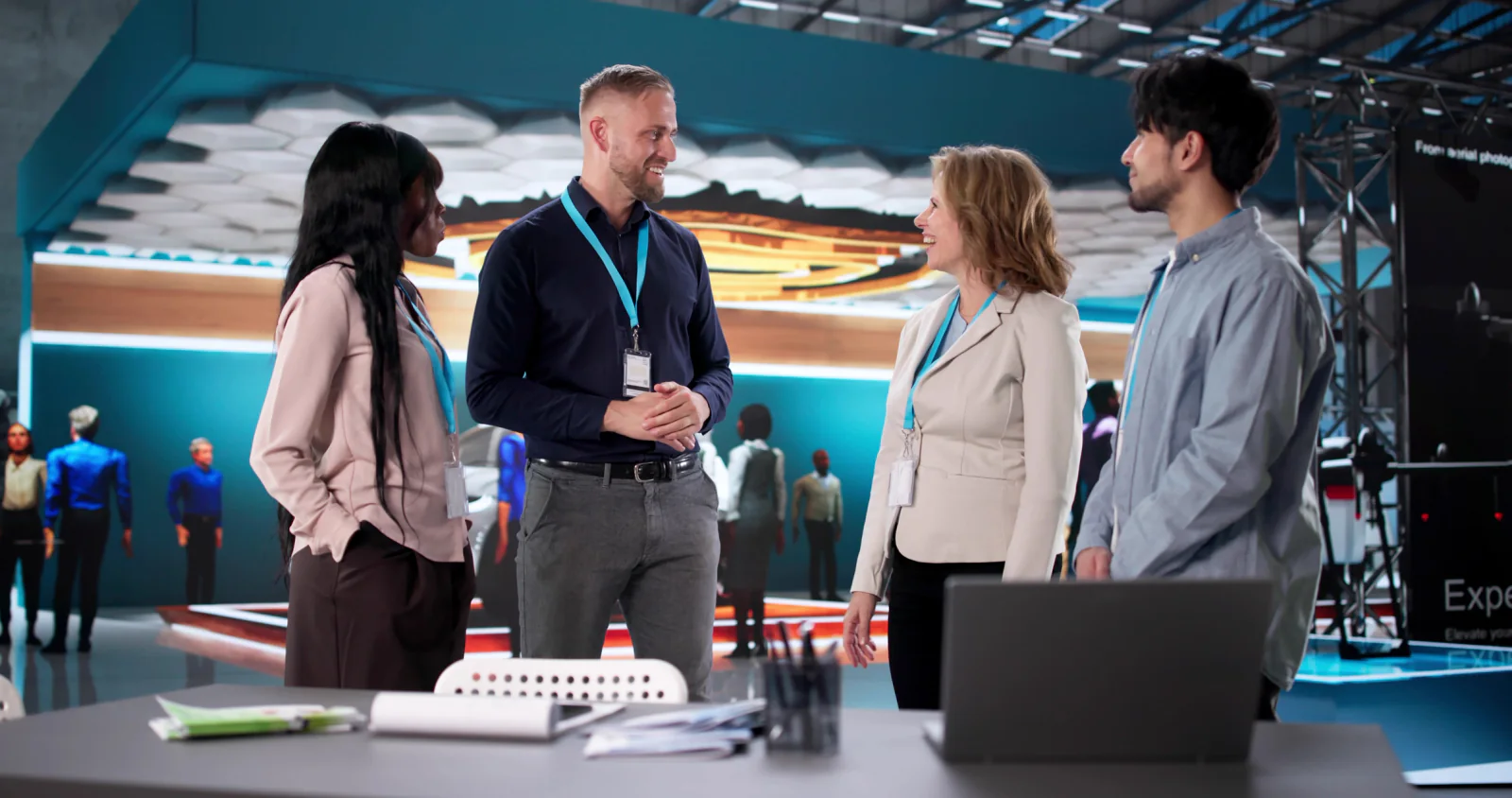 Technology staffing support for badge printers, registration laptops, scanners, and live check-in workflows at an event