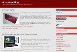 A Laptop Blog