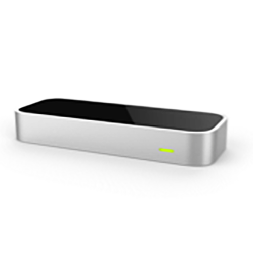 An angled view of the Leap Motion Controller