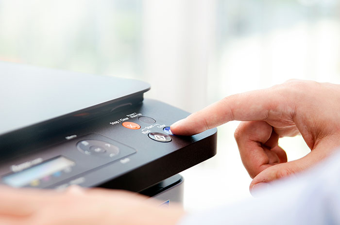 Printer Rentals for Events of all Sizes Office Printer in Operation