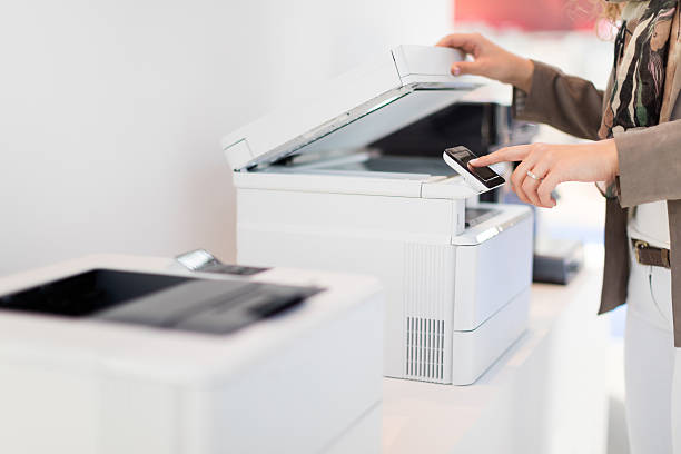 Printer Cost Tablet in Use