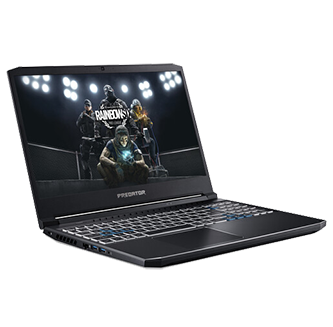 An Acer Predatir Helios 300 Gaming Laptop