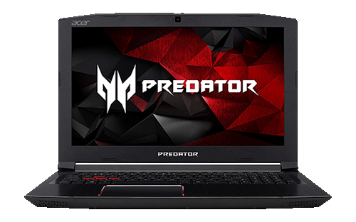 An Acer Helios 300 gaming laptop