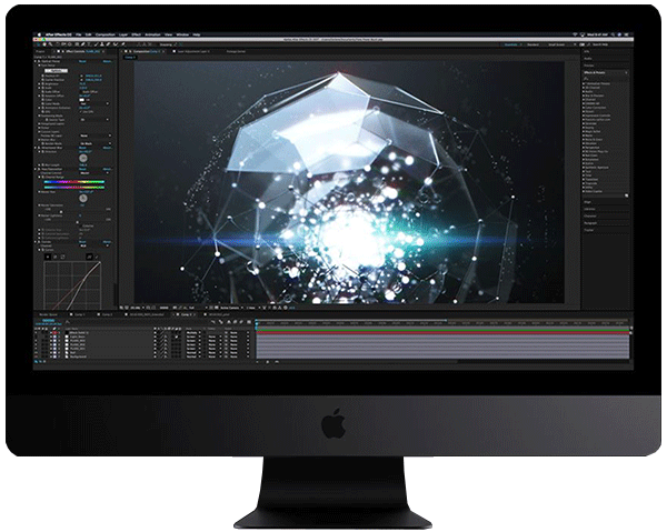An iMac Pro with Game Design Software
