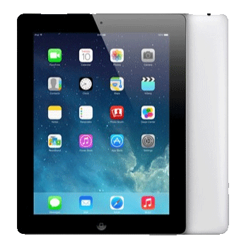 An Apple iPad displaying the home screen