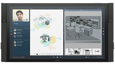 A Microsoft Surface Hub