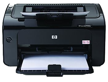 A desktop sized HP Printer