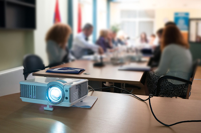 Projector in Meeting Space
