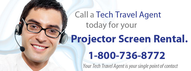 Projector & Screen Rental - An Agent is your One Point Contact for all projector screen rental needs.
