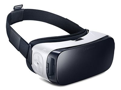 a Samsung Gear virtual reality headset