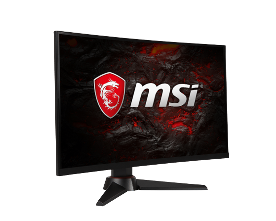 An MSI OPTIX Curved Gaming Monitor