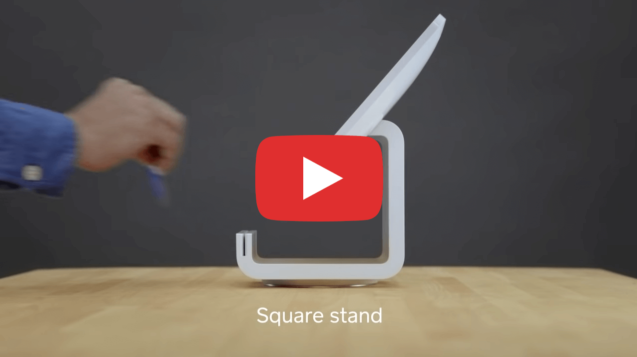 Square iPad Stand Rentals An advertisement of the Square iPad Stand
